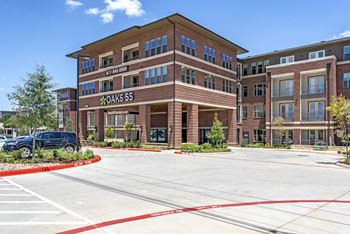 Oaks 55 active apartments in euless, tx  76039 - front